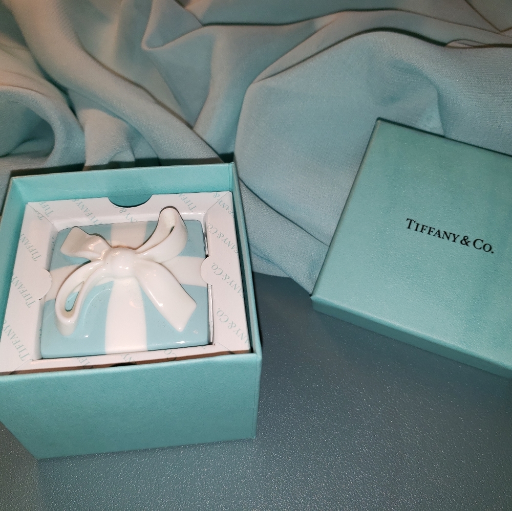 Tiffany & Co. Vintage Bone China Trinket Box